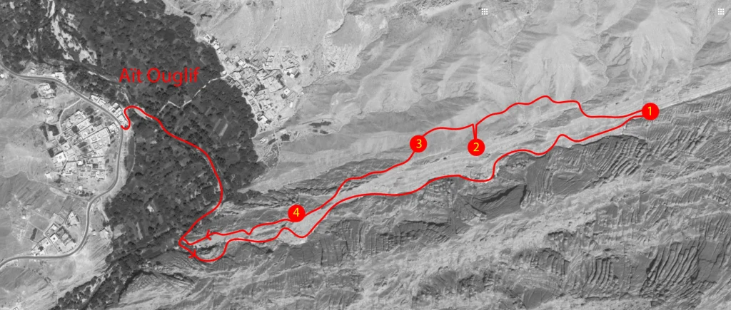 Blog d'itinéraires de trek et randonnée et conseil voyage. Randonnée dans le canyon des Doigts du Singe dans les gorges de Dadès au Maroc.