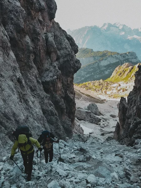 Trek de 7 jours les Dolomites en Italie : conseils, itinéraires, recommandations et photos pour réaliser un trek dans les Dolomites en Italie. Forcella della Neve