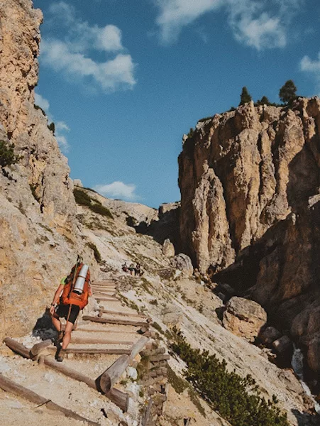 Trek de 7 jours les Dolomites en Italie : conseils, itinéraires, recommandations et photos pour réaliser un trek dans les Dolomites en Italie. Refuge Scotoni.