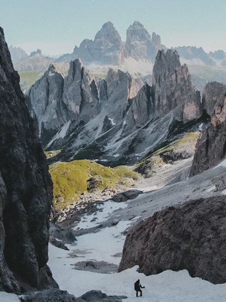 Trek de 7 jours les Dolomites en Italie : conseils, itinéraires, recommandations et photos pour réaliser un trek dans les Dolomites en Italie.Forcella del Diavolo, Tre Cime