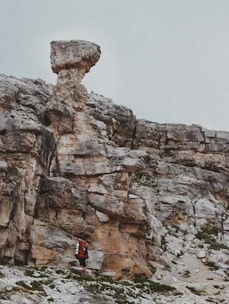 Trek de 7 jours les Dolomites en Italie : conseils, itinéraires, recommandations et photos pour réaliser un trek dans les Dolomites en Italie. Col de Sieles.