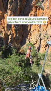 La Via Ferrata de lo Pas de la Savina
c’est un parcours ultra impressionnant, on peut faire un pendule géant, traverser un pont de singe gigantesque (vraiment flippant 😅), grimper sur une échelle ADN le tout en observant des aigles et des gypaetes. 😍

🅿️ 41.971484, 0.599511
💰 gratuite
📍 Estopiñán del Castillo, Huesca, Espagne
➡️ 20 minutes d’approche 
⬅️ 30 minutes (retour)
⌛ 3h
💪🏼 K4/K6+ 
📏 450 m
☀️ nord est
🚷 0 échappatoire

Plus d’informations sur notre blog - "Via ferrata de lo pas de la Savina pendule géant"

Www.exploreapertedevue.com

Plus de via ferrata : rdv sur youtube.

#viaferrataextreme #viaferrata #escalade #randonnée #sportoutdoor