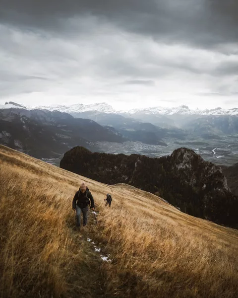 Randonnée au Lac de Tanay Valais Suisse en automne