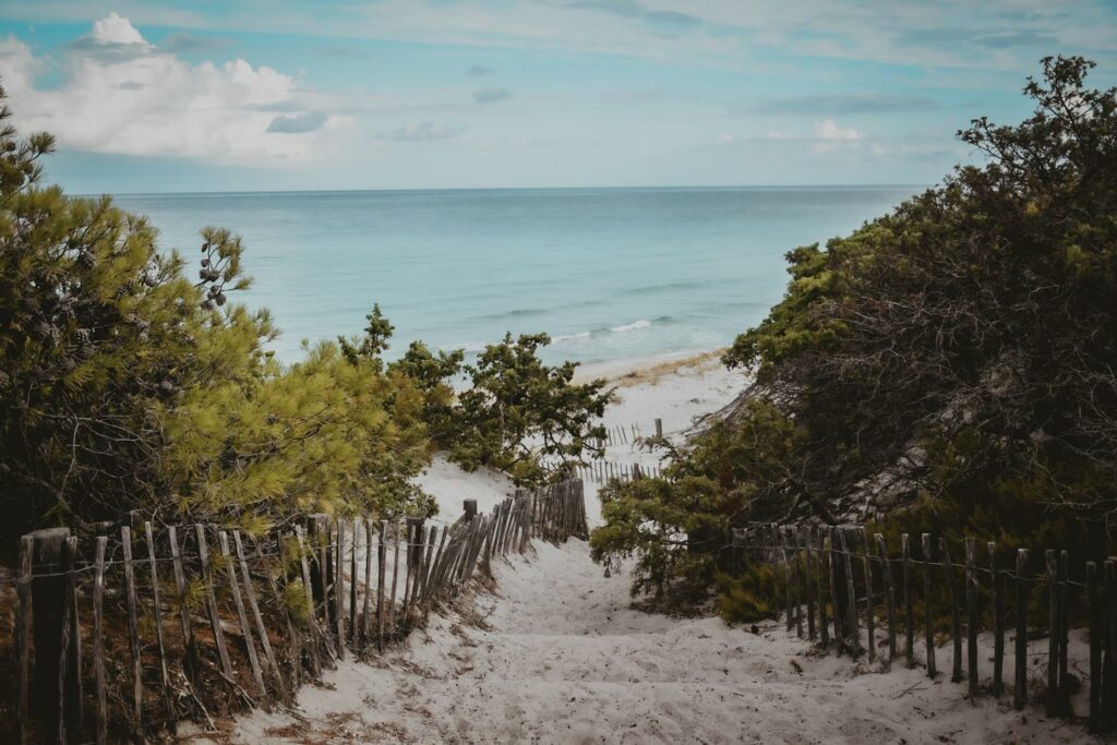 Plage de Saleccia plage paradisiaque en Corse accessible à pied ou en bateau sentier du littoral