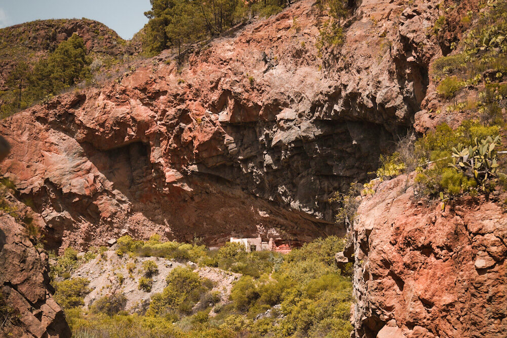 Escalade sportive en Couenne à El Rio grimper sur l'île de Tenerife