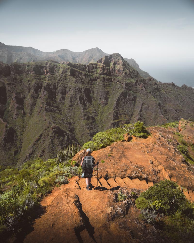 Trek de 3 jours dans le massif d'Anaga à Tenerife.