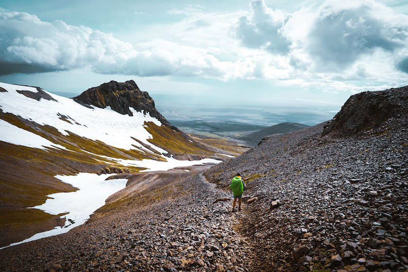 Blog d'itinéraires de trek et randonnée et conseil voyage. Randonnée à Kristínartindar dans le parc national de Skaftafell en Islande.