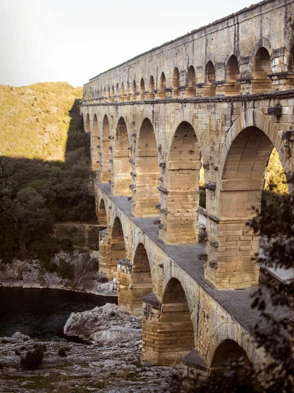 randonnée difficile au Pont du Gard département du Gard. Itinéraire, topo et recommandations. Blog randonnée escalade trek Explore à perte de Vue