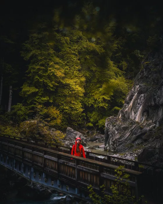 Blog d'itinéraires de trek et randonnée et conseil voyage. Randonnée dans les Gorges de la Jogne dans le canton de Fribourg en Suisse