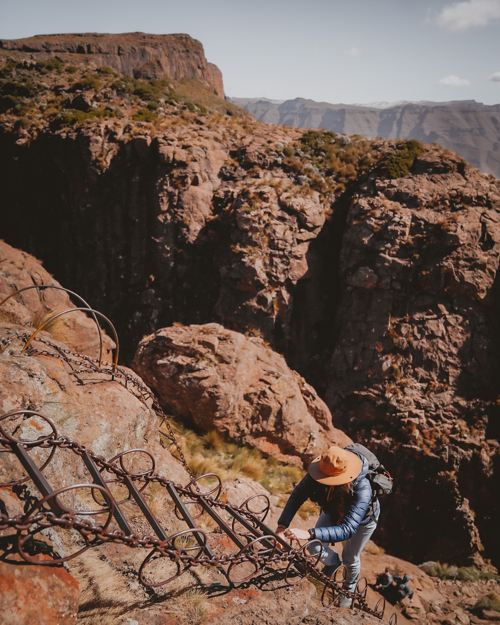 Tugela Falls : randonnée incontournable en Afrique du Sud dans les montagnes du Drakensberg.