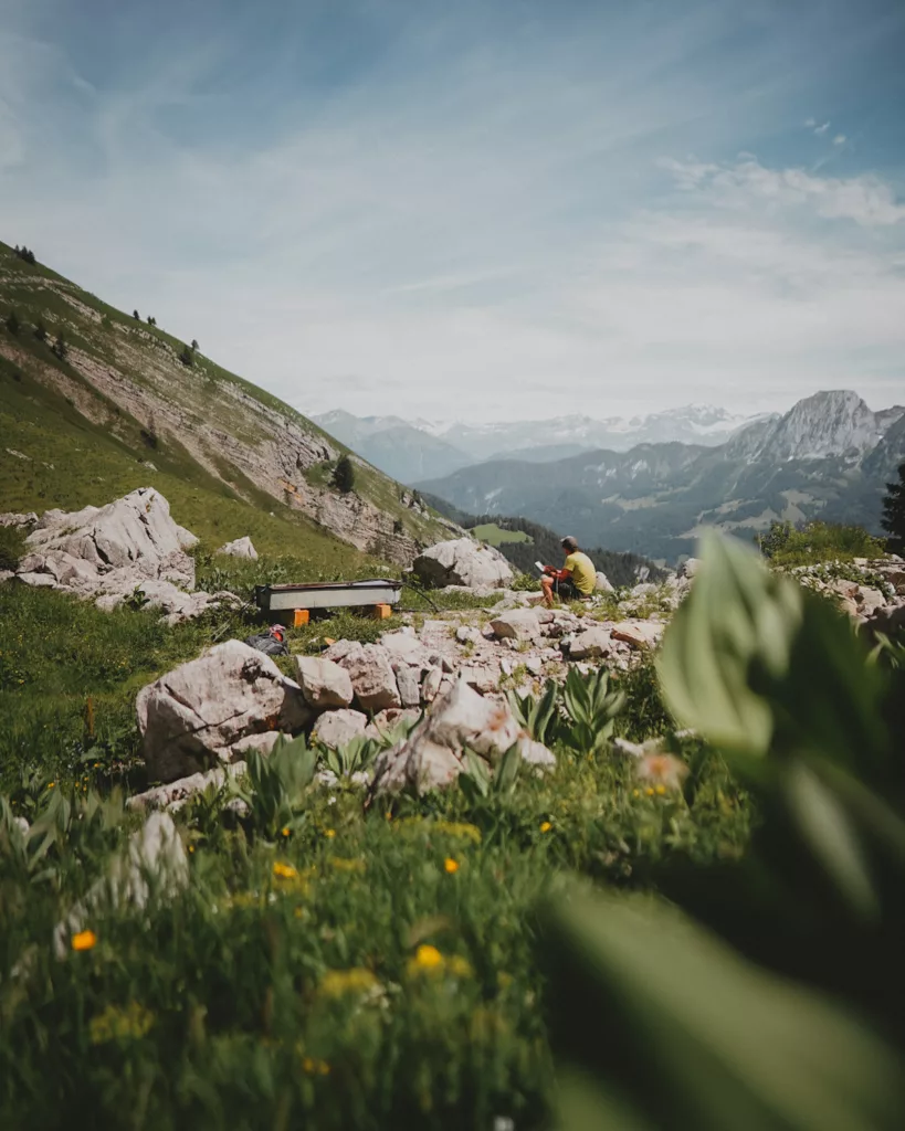 Trek dans le Pays d'Enhaut de Montreux à Jaun. Itinéraire avec retour en train Golden Pass, canton de Vaud et Fribourg.