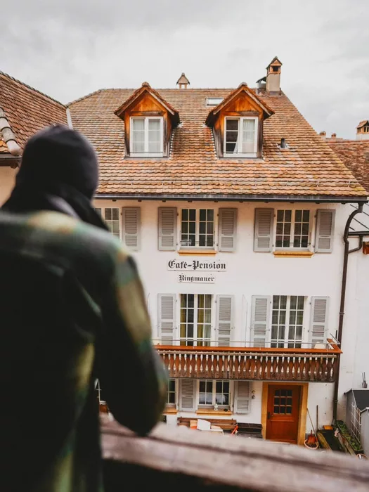 Visite de la cité médiévale de Morat dans le canton de Fribourg en Suisse. 