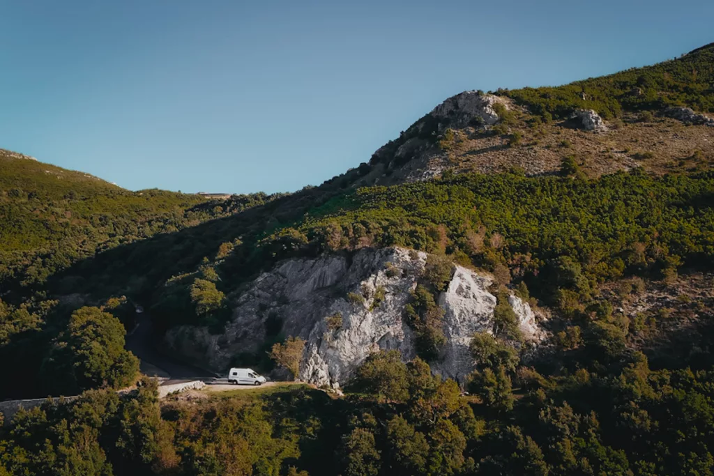 Falaise U Tipponu, falaise rapide d'accès en Corse proche de Bastia et du col de Teghime.