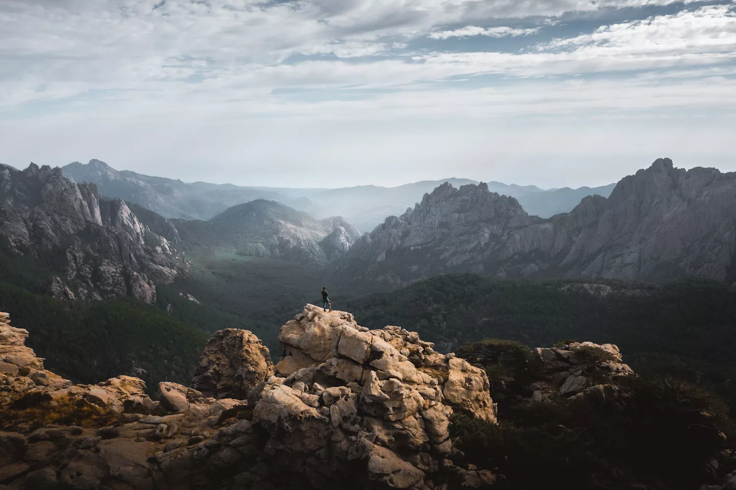 Randonnée facile à Bavella jusqu'à la Croix Leccia en Corse du Sud.