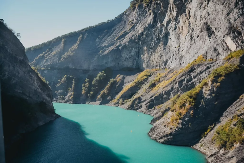 lac du Monteynard (38) : Découverte des passerelles randonnée Isère
