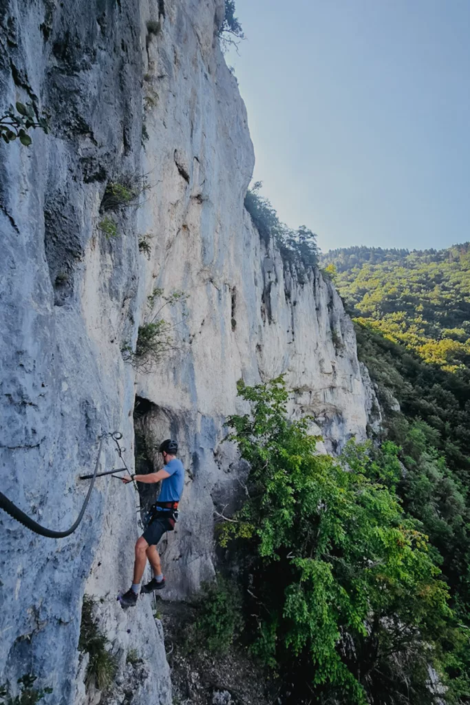 Via Ferrata facile proche de Genève au Salève en Haute-Savoie