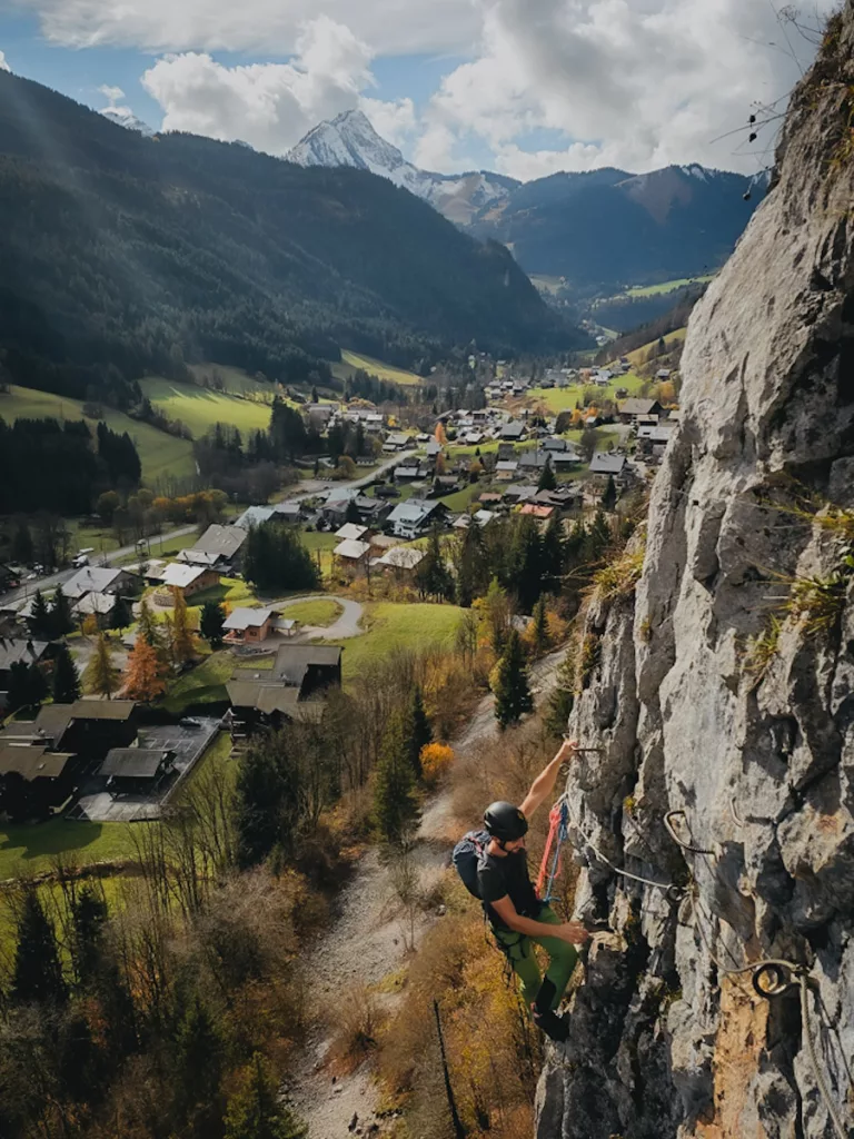Via Ferrata en Haute-Savoie aux Saix de Miolene