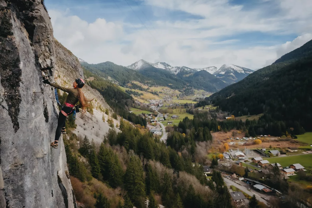 Via Ferrata en Haute-Savoie aux Saix de Miolene