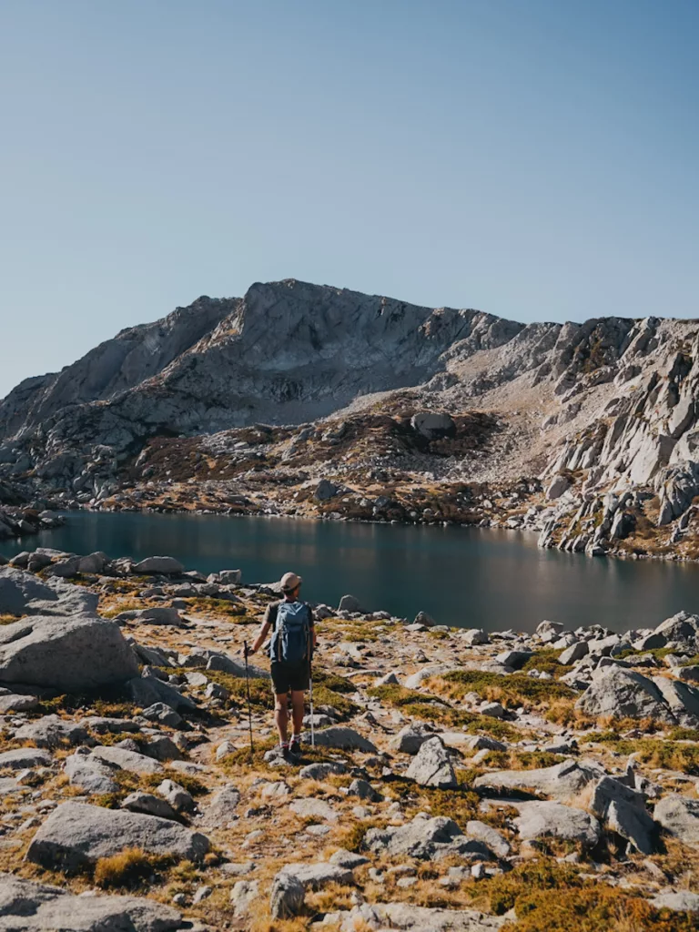 Lac de Bastani randonnée proche de la station de Ghisoni en Corse proche du GR20.