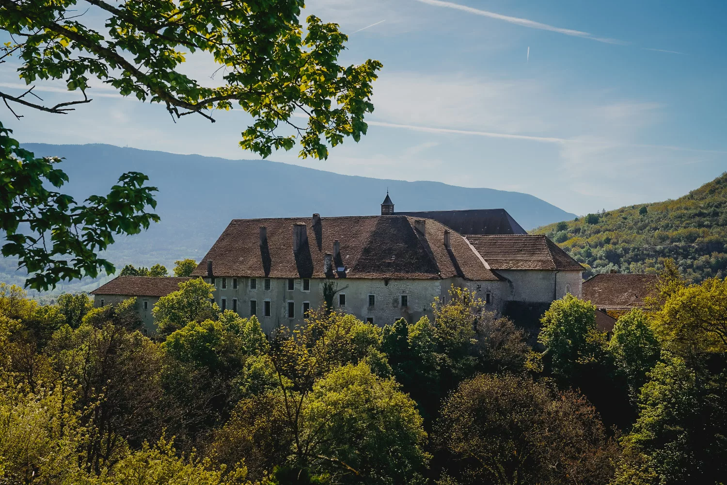 Chartreuse de Pierre-Châtel dans les gorges de la Balme à proximité de Chambéry dans le Bugey (Ain).