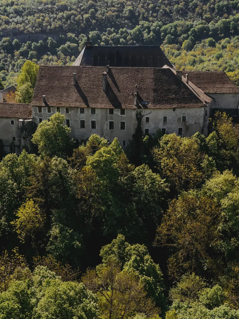 Chartreuse de Pierre-Châtel dans les gorges de ma Balme entre l'Ain et la Savoie, Bugey.