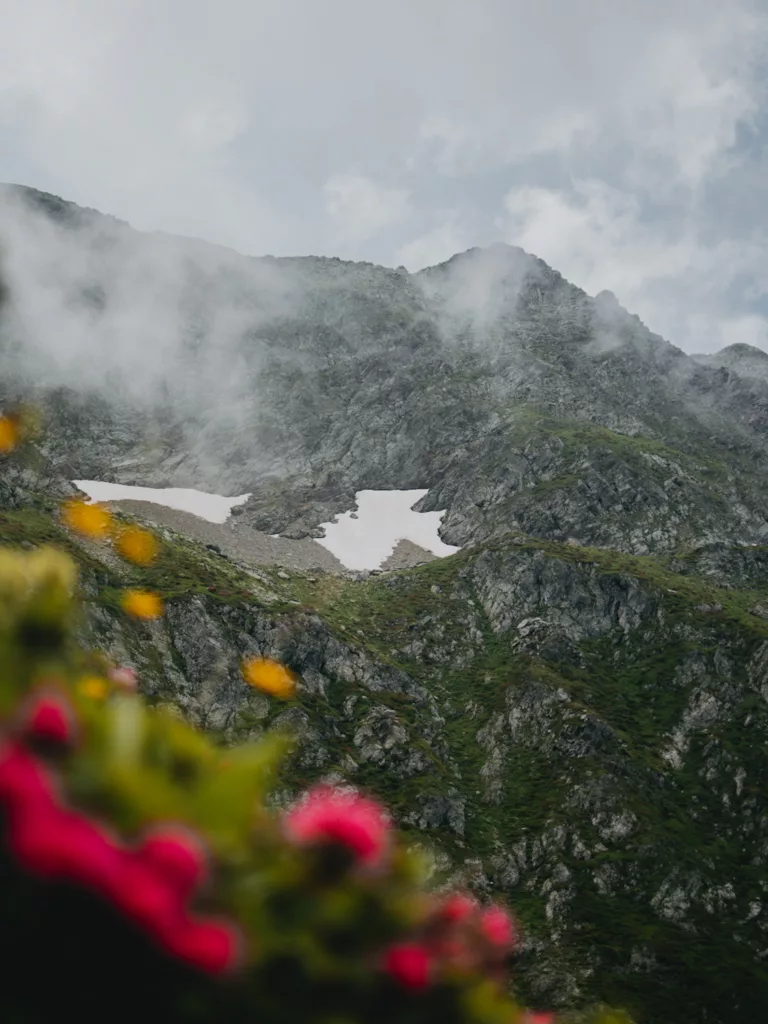 Haut sommet de l'Isère dans le massif de Belledonne.