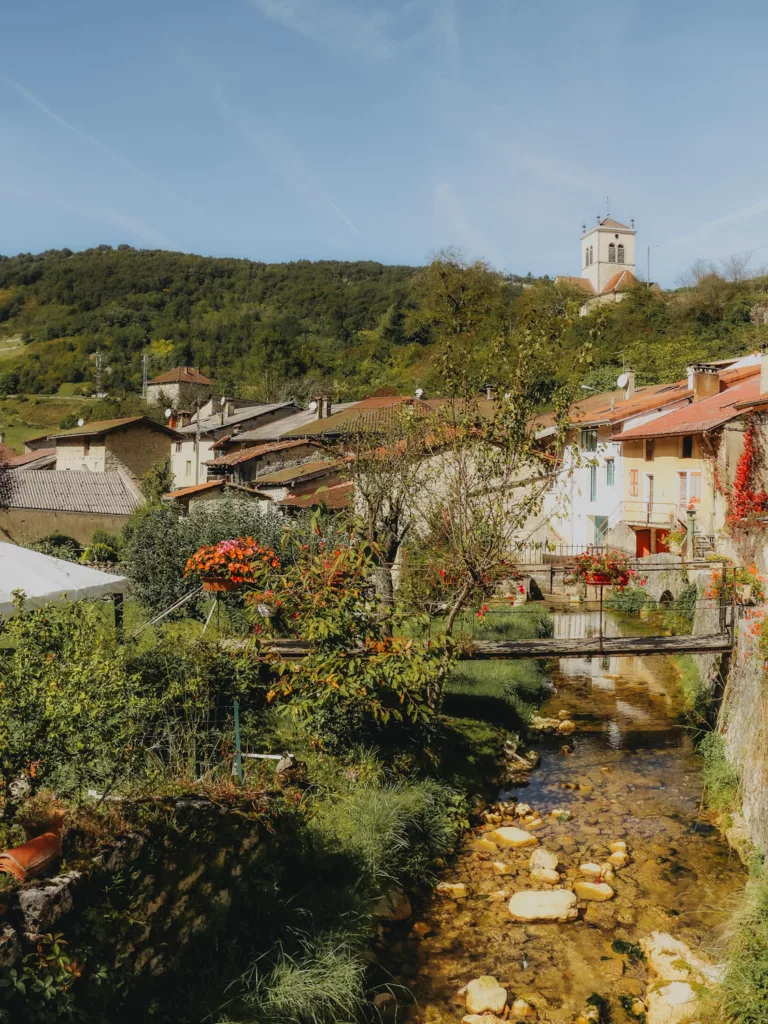 Village du Cerdon dans l'Ain.