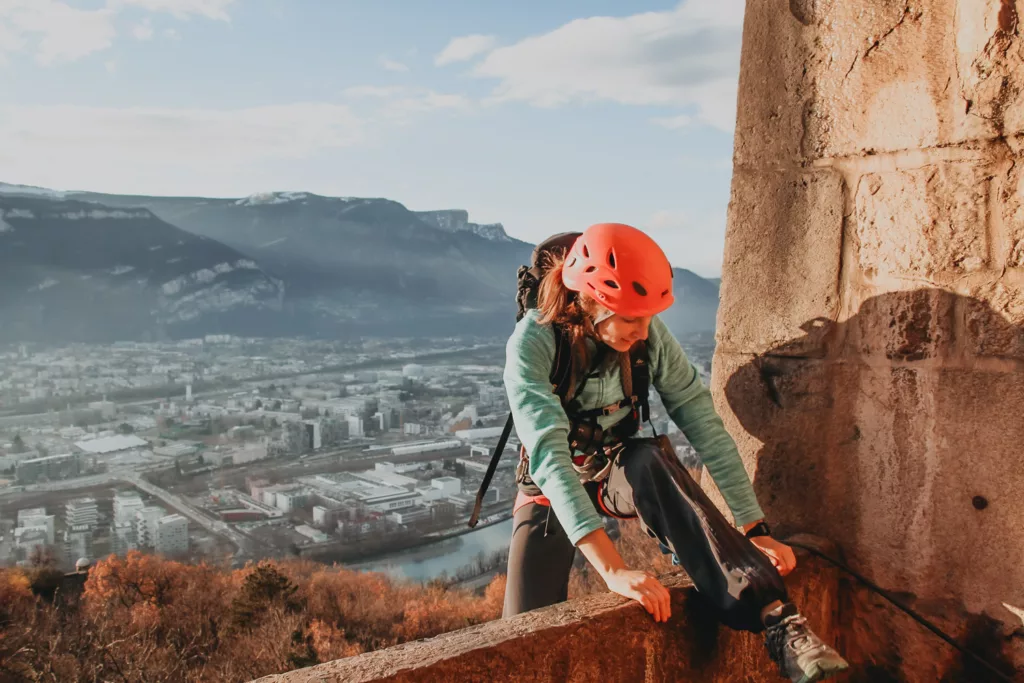 Via ferrata de la bastille : Via urbaine à Grenoble, Via Ferrata en Isère.
