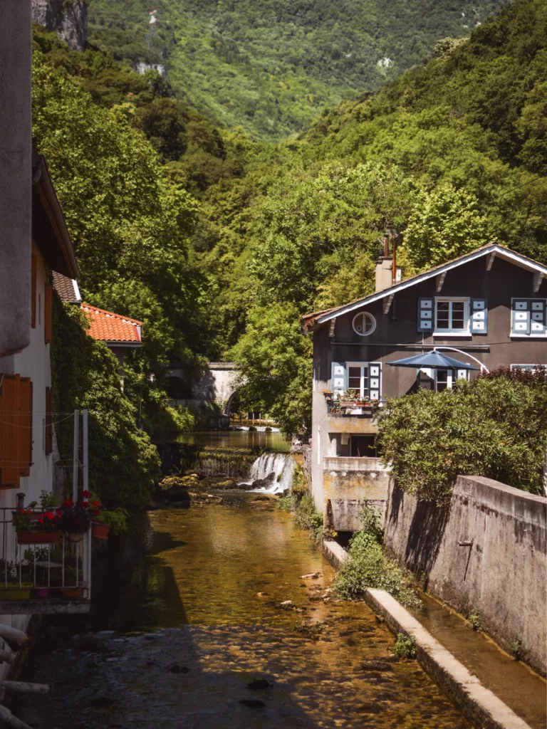 Le furon, rivière passant à Ssassenage lors de notre randonnée