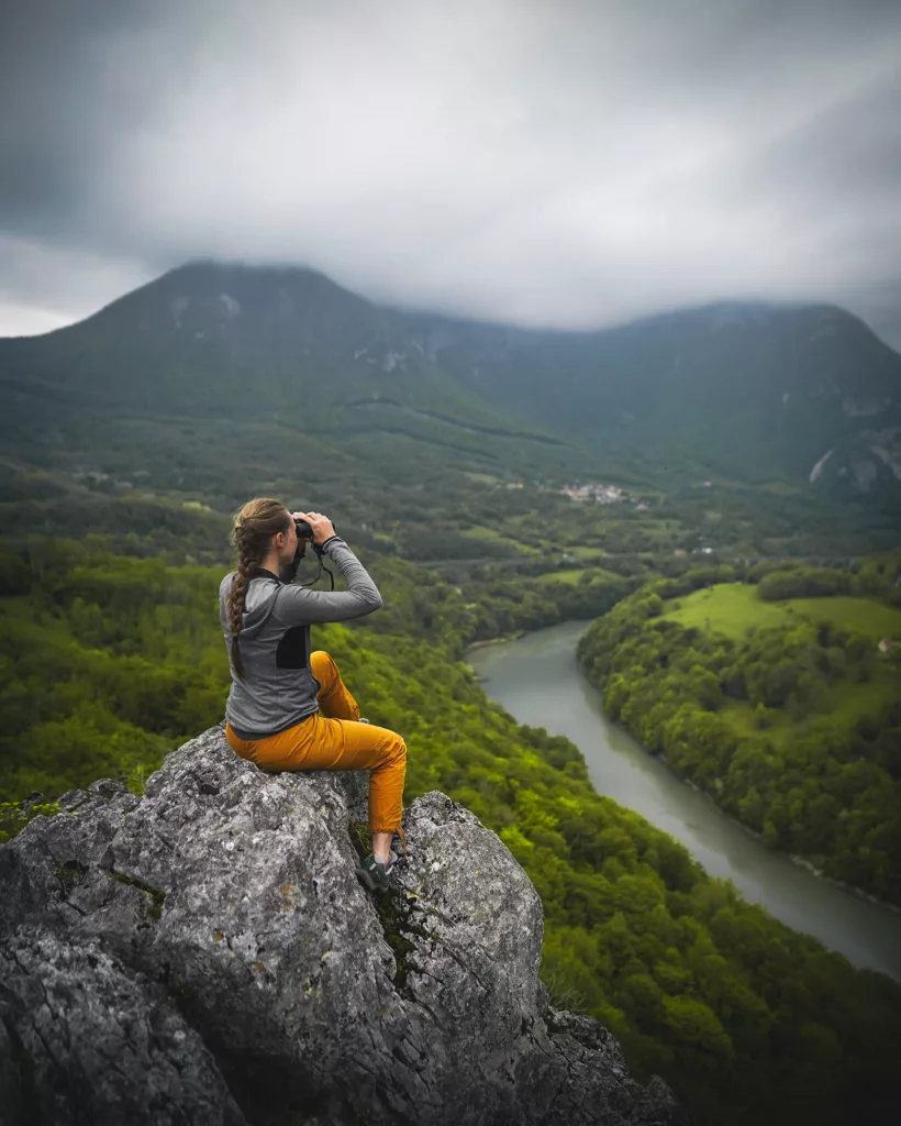 berges du Rhône, point de vue à la vierge de Léaz