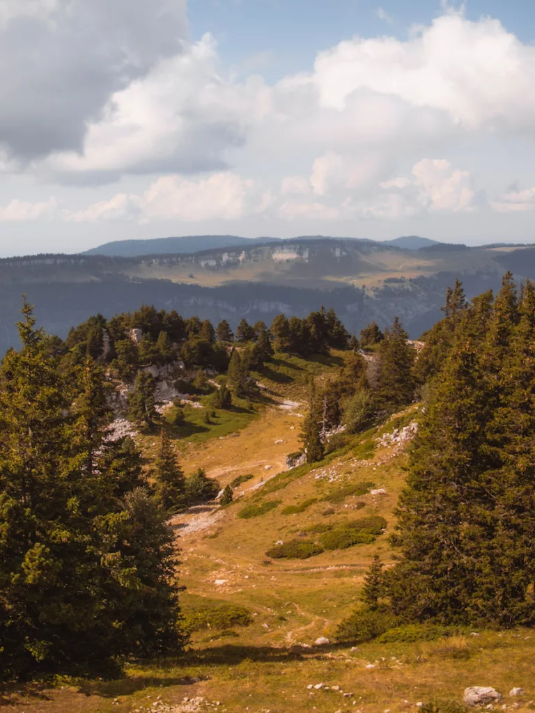 Apercu du massif du Vercors depuis le moucherotte