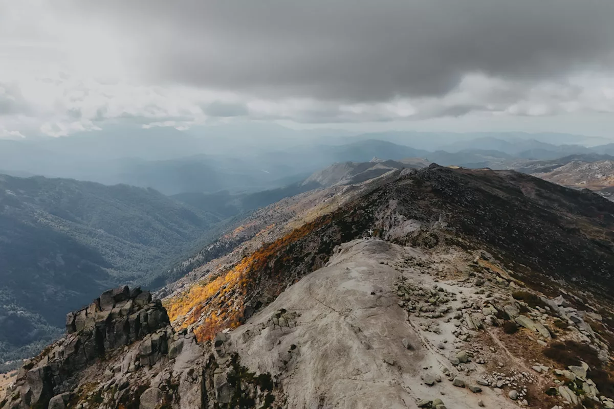 Monte Incudine vu du ciel GR20 partie sud.