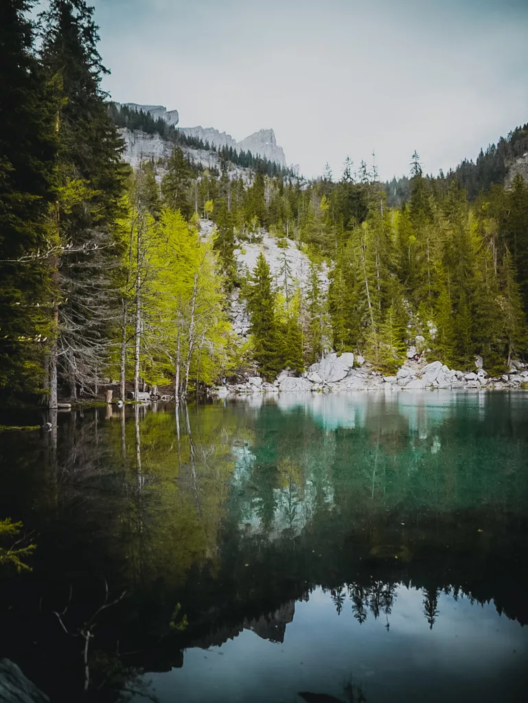 Lac Vert de Passy, randonnée au départ de Plaine Joux au-dessus de Passy en Haute-Savoie. Randonnée proche de Chamonix.