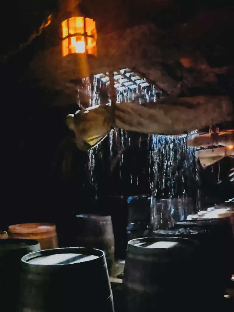 Spectacle immersif au Puy du Fou : le Mystère de la Pérouse. Parc d'attraction en France.