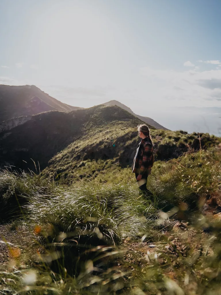Paysage montagneux dans la réerve de Cabo Tiñoso proche de Carthagène en Espagne.