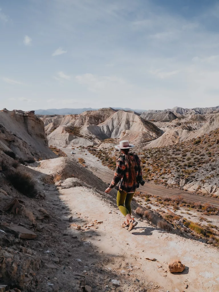 Randonnée dans le désert de Tabernas : itinéraire et recommandations.