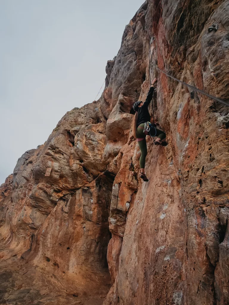 Escalade en espagne proche de Carthagène