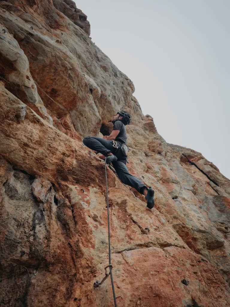 Escalade en espagne sur la Falaise La Azohia