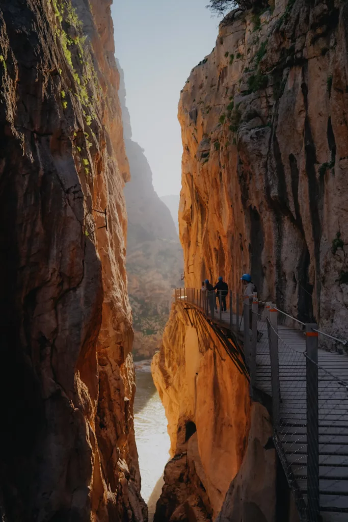 El Caminito del Rey, dans les gorges du parcours