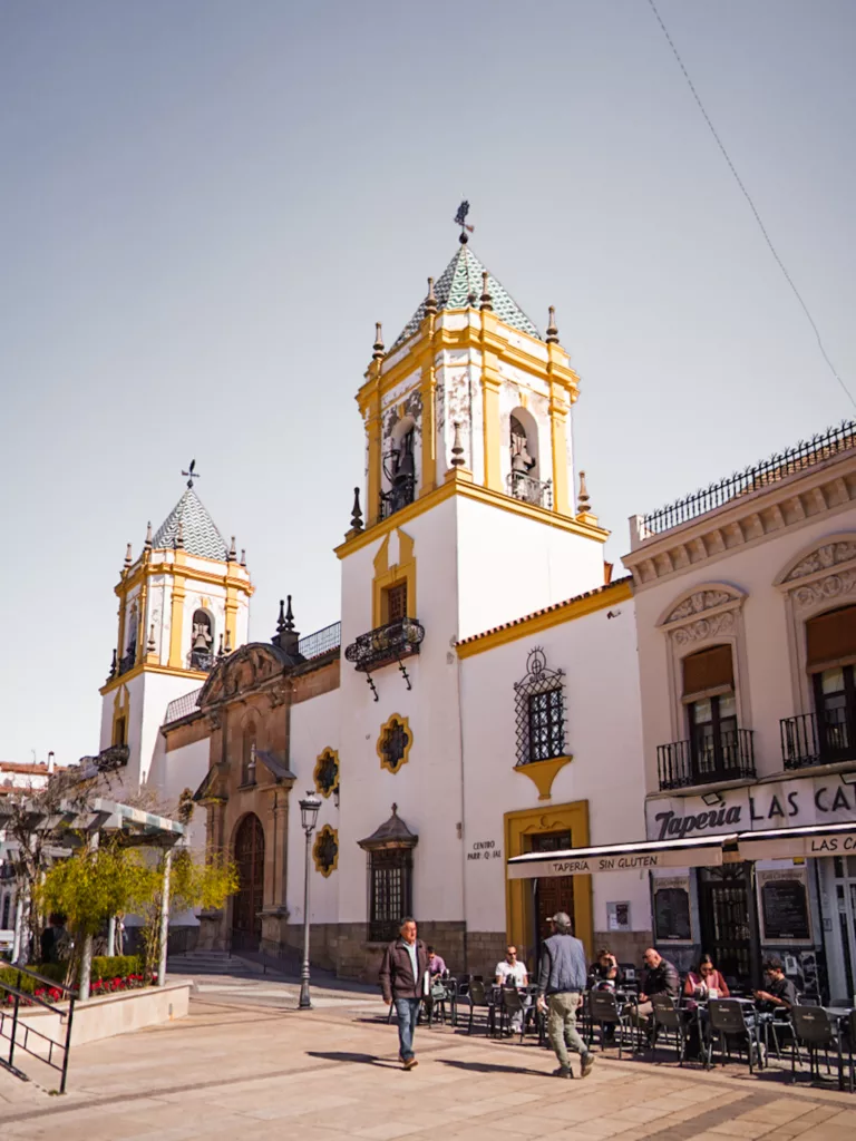 Visite de la ville de Ronda en Andalousie : liste des monuments historiques à visiter. Parroquia de Nuestra Senora del Socorro.