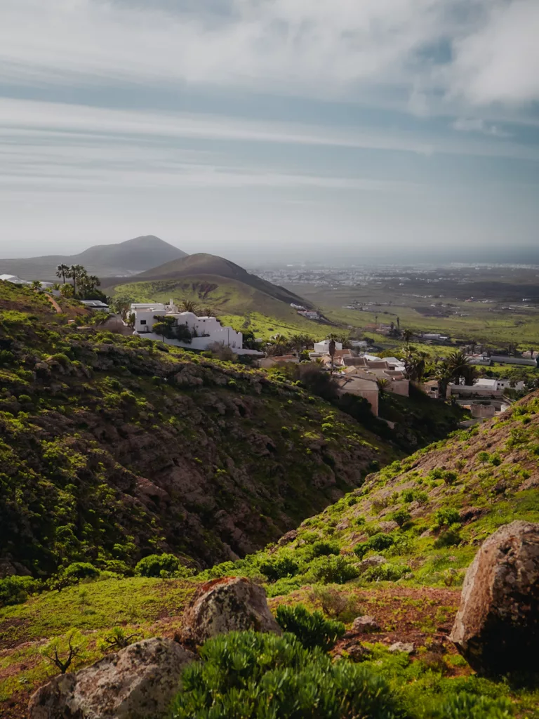 Nazaré, village à Lanzarote proche du musée Lagomar.