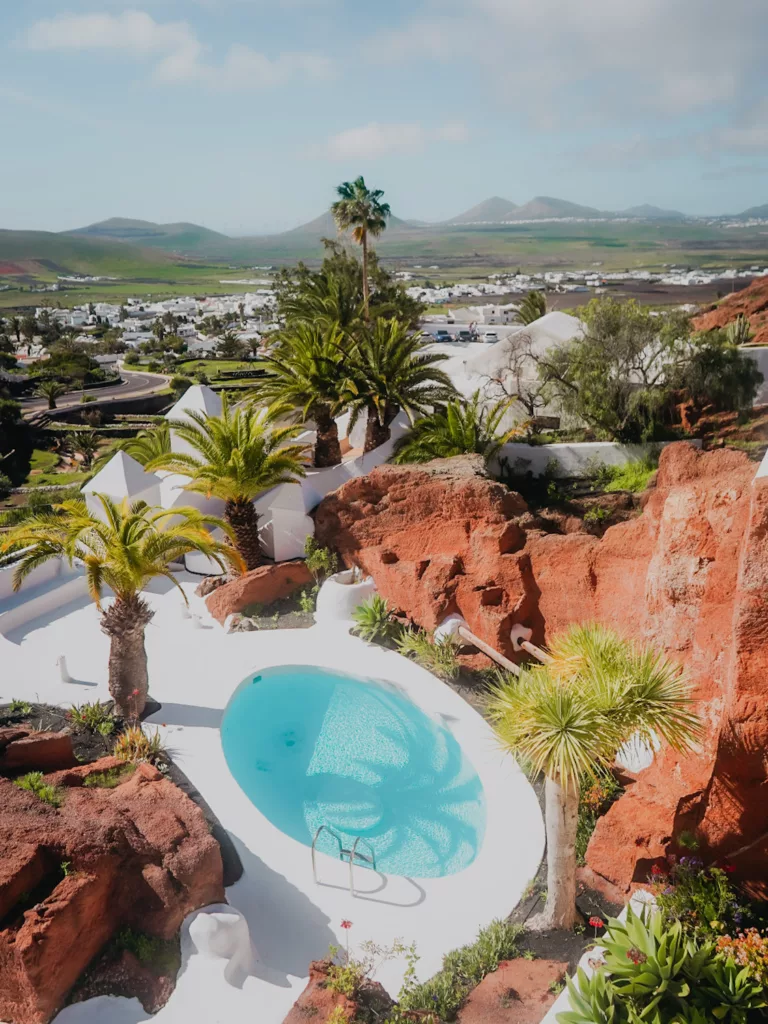 Musée Lagomar à Lazarote. Découverte de l'oeuvre de César Manrique. Lieu insolite à visiter à Lanzarote.