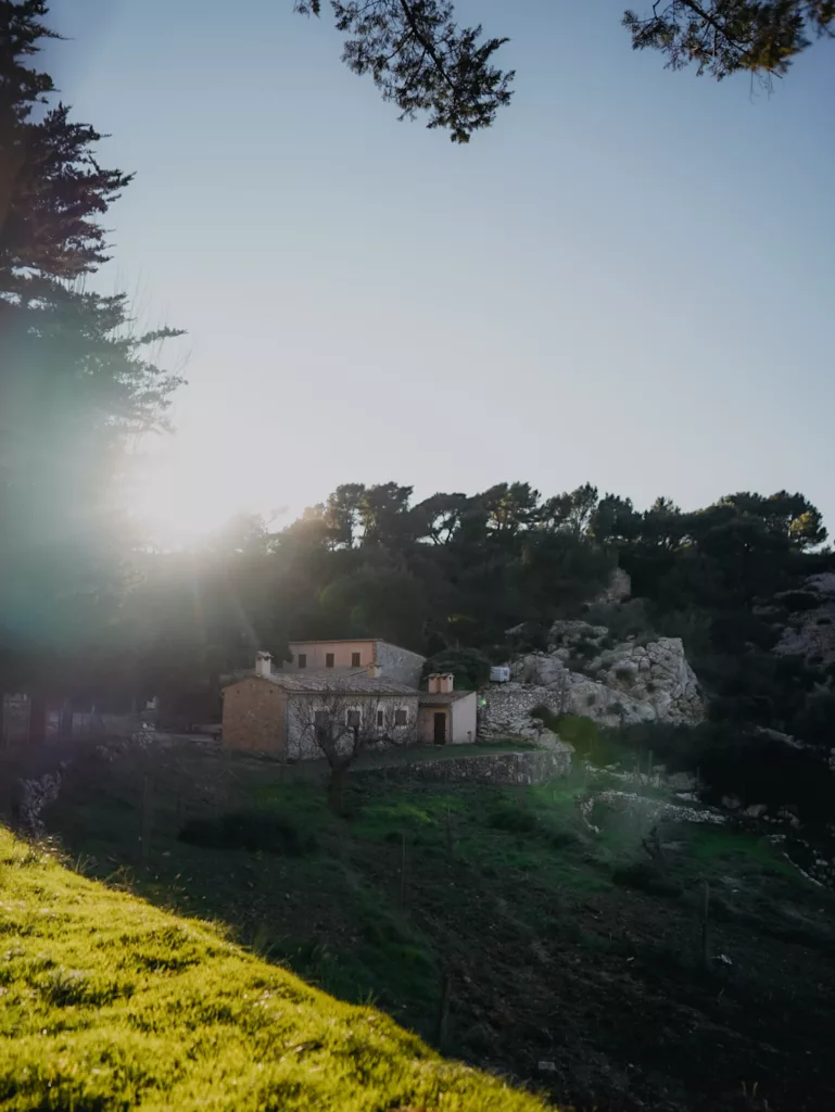 Refuge de Sa Coma d'en Visal, étape 1 du trek GR221 à Majorque sur les îles Baléares (Espagne).