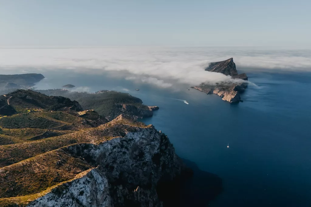 île de la Dragonera à Majorque. Randonnée et trekking sur le GR221 à Mallorca (îles Baléares).