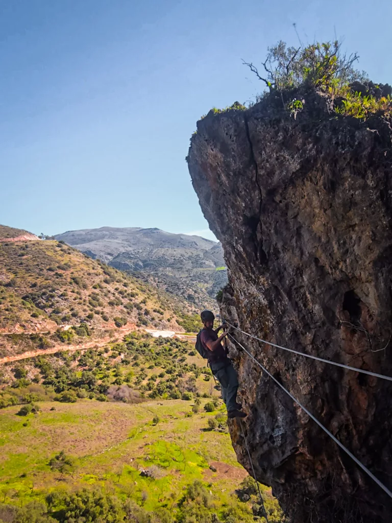 Via Ferrata d'Atajate en Andalousie : parcours facile à faire proche de Ronda.