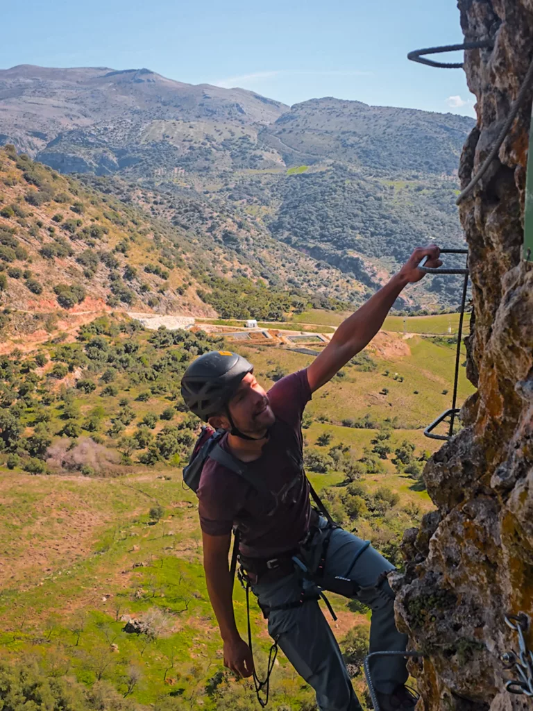 Via Ferrata d'Atajate en Andalousie : parcours facile à faire proche de Ronda.