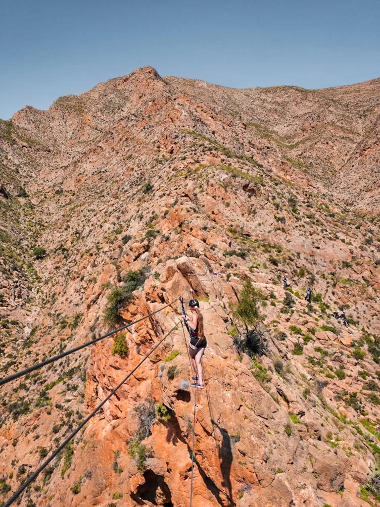 Via Ferrata Callosa de Segura, proche d'Alicante, dans la région de Valence. Guide pratique pour réaliser des parcours de via ferrata en Espagne.