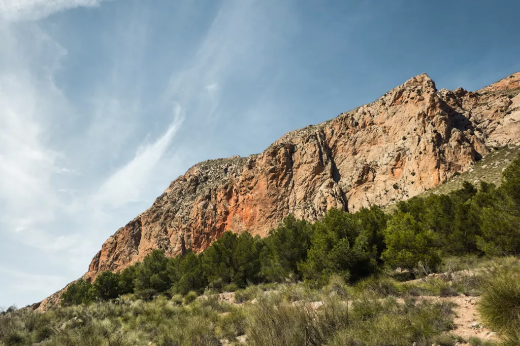 Escalade à Zújar en Andalousie proche du déqert de Gorafe et de Guadix