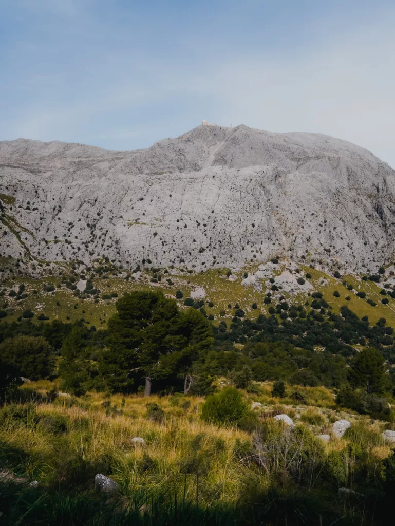 Le Puig Major dans la Sierra Tramuntana, montagnes de Majorque (îles Baléares, Espagne).