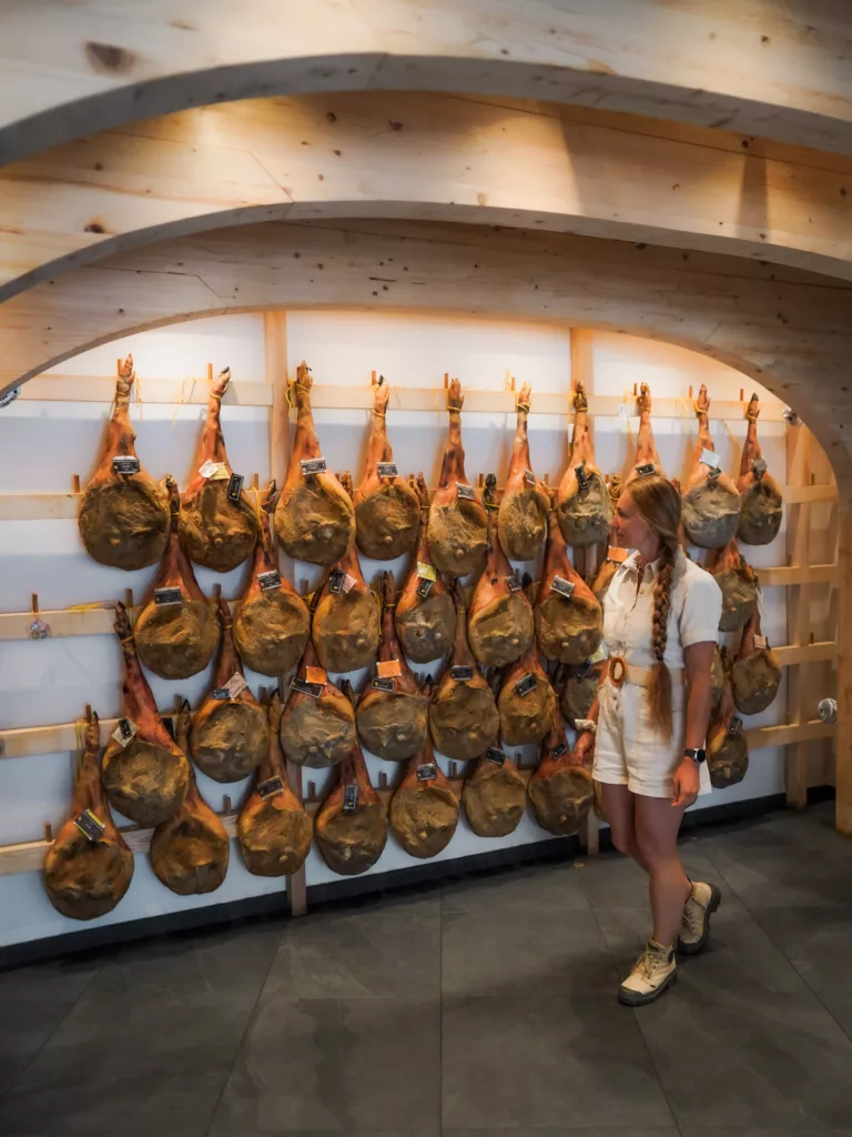 Maison du Jambon à Lourdes : dégustation de charcuterie de Porc Noir de Bigorre AOP. Spécialité charcuterie à Lourdes.